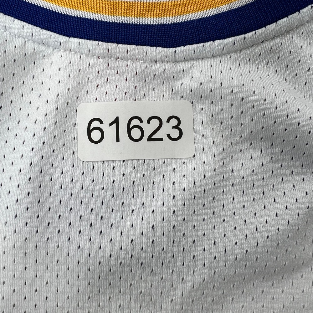 Mitchell & Ness Chris Mullin Warriors Jersey 5XL White Men Hardwood Classics 17 - Picture 12 of 12